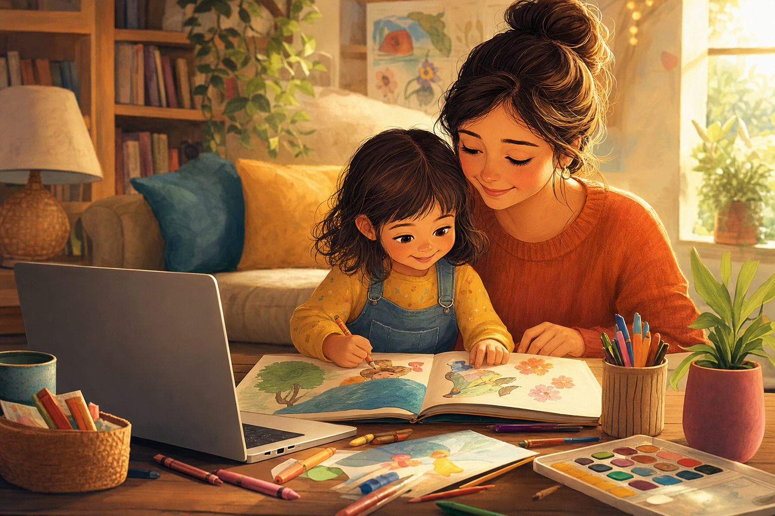 Quality time met je kind: samen een boek maken