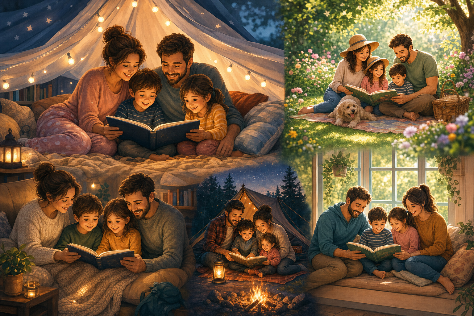 Samen lezen als gezin: 7 creatieve leesideeën