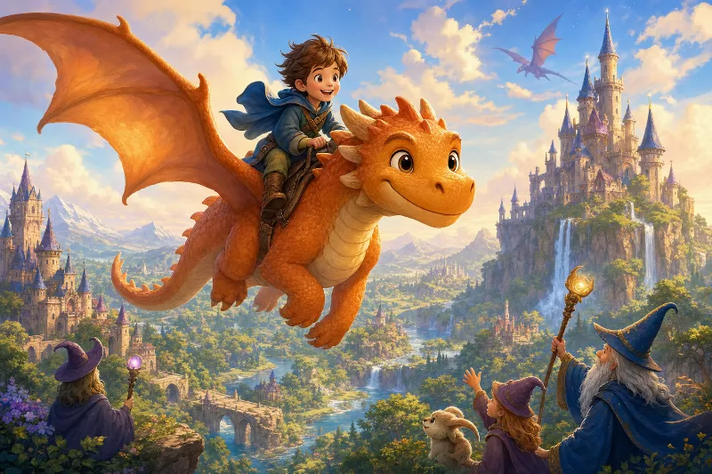 Fantasiewerelden voor kinderen: draken, tovenaars en meer