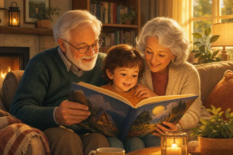 Grootouders als boekenhelden: het cadeau van opa en oma