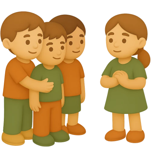 Gepersonaliseerd kinderboek over groepsdruk