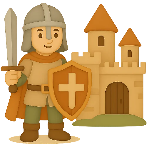 Een gepersonaliseerd kinderboek vol avonturen in de Middeleeuwen