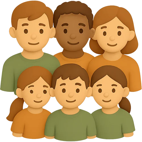 Een gepersonaliseerd kinderboek over het samengesteld gezin