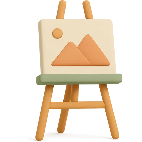 Een gepersonaliseerd kinderboek over schilderen vol magie