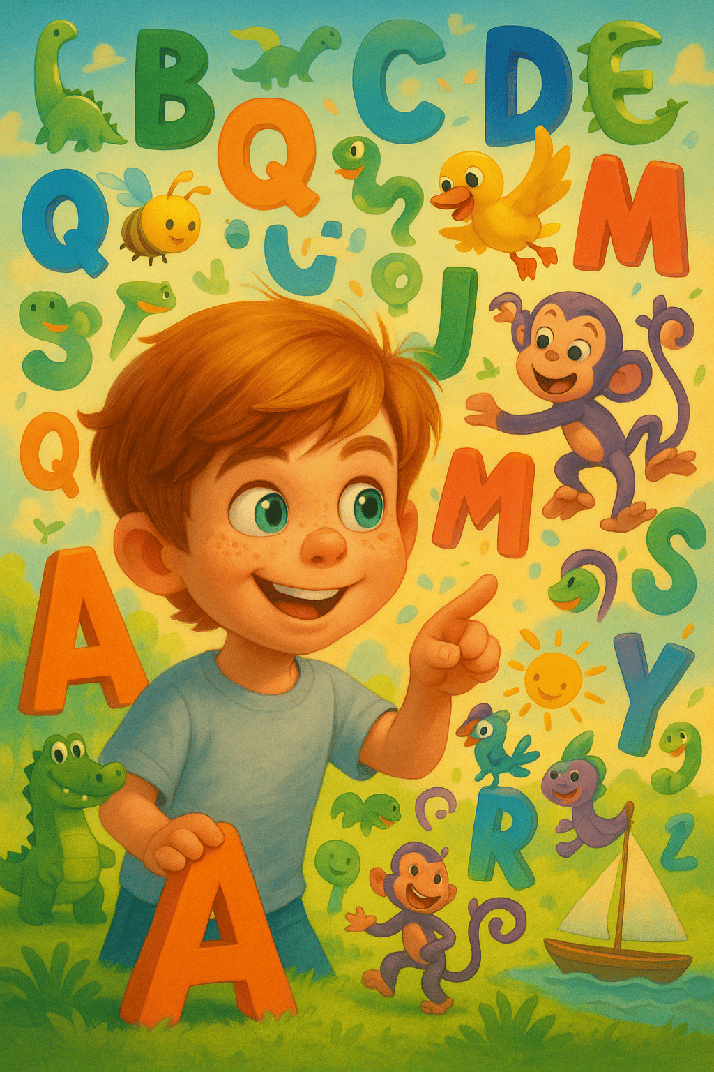 Illustratie voor ABC Avonturen voor Kinderen