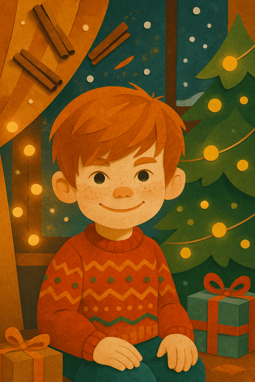 Kerstlicht en Kaneelgeur