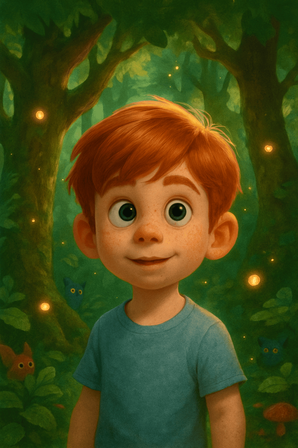 Illustratie voor Betoveringen van het Oude Woud