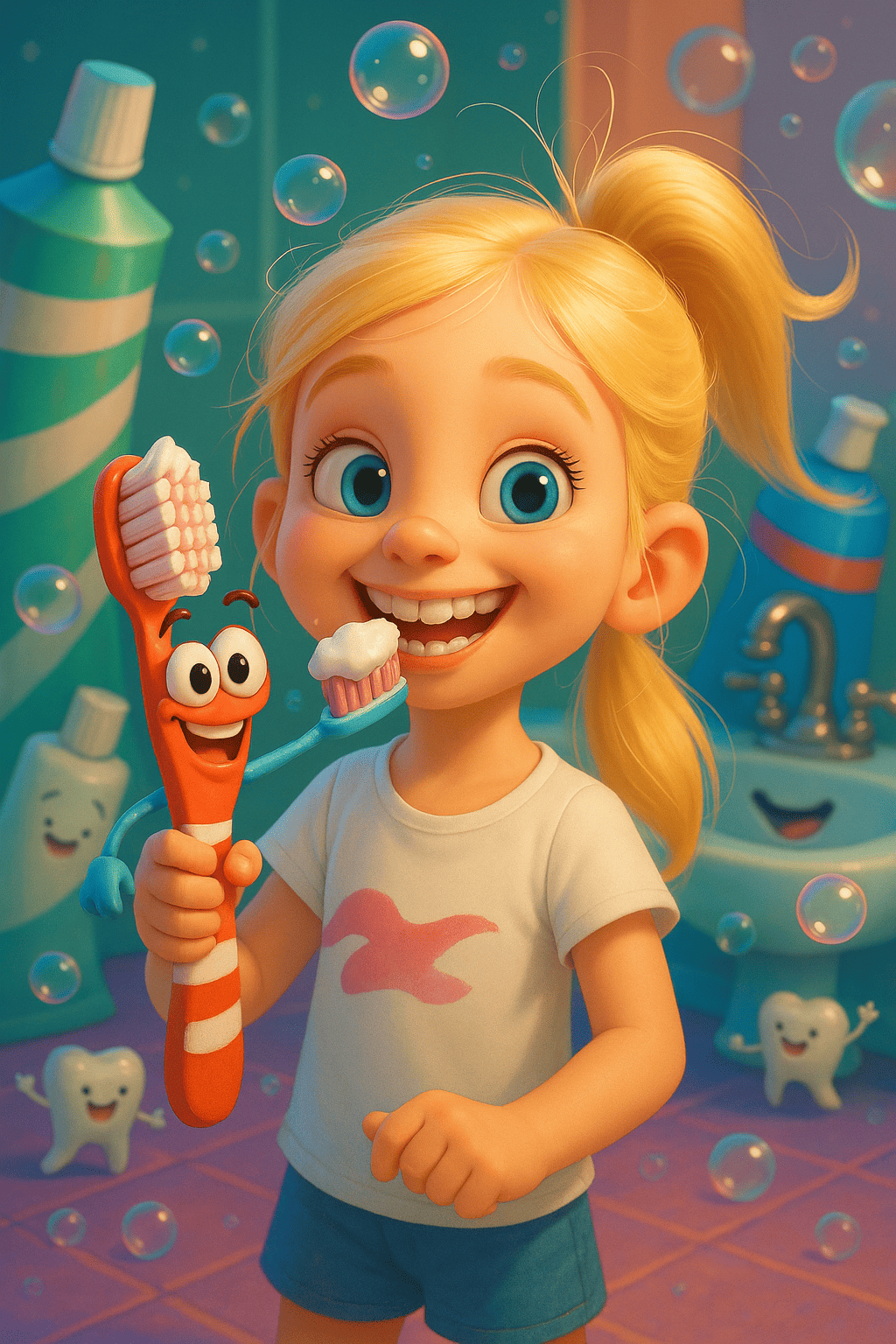 Poetsavonturen met Timmie Tandenborstel