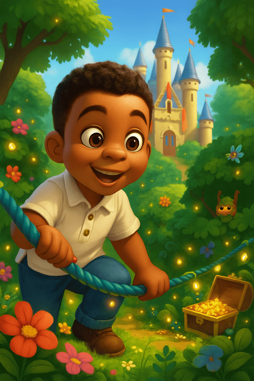 Illustratie voor De Betoverde Koninklijke Geheimen